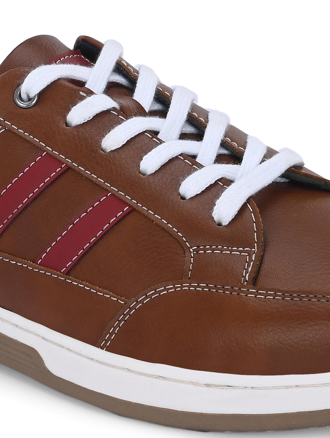 men brown lace up sneaker - 21986880 - Standard Image - 6