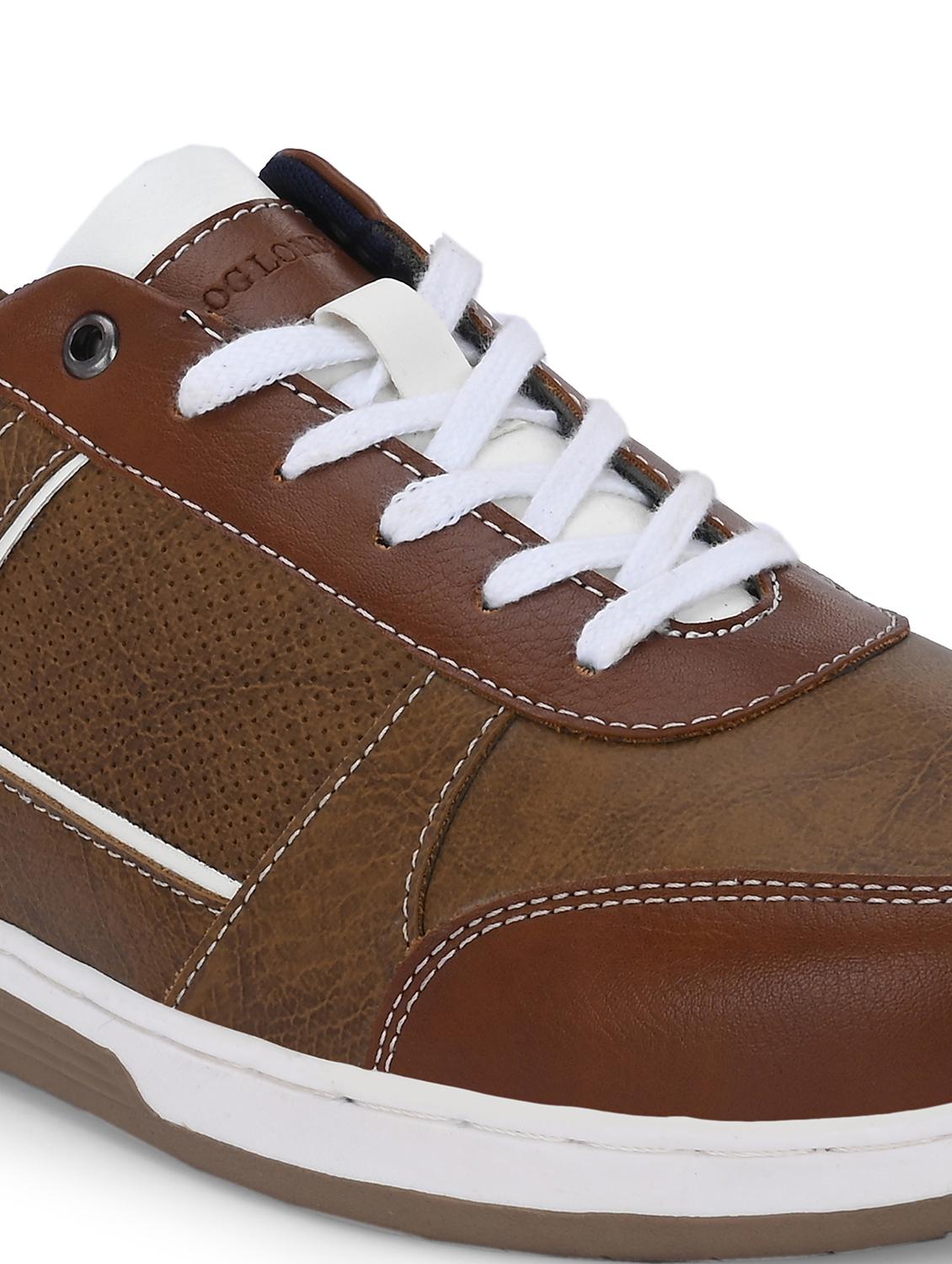 men tan lace up sneaker - 21986881 - Standard Image - 6