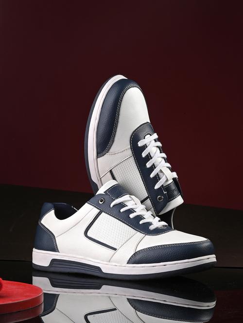 men white lace up sneaker - 21986882 - Standard Image - 0