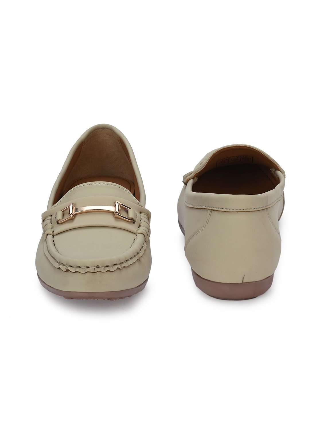 women cream slip on ballerina - 21986885 -  Standard Image - 4