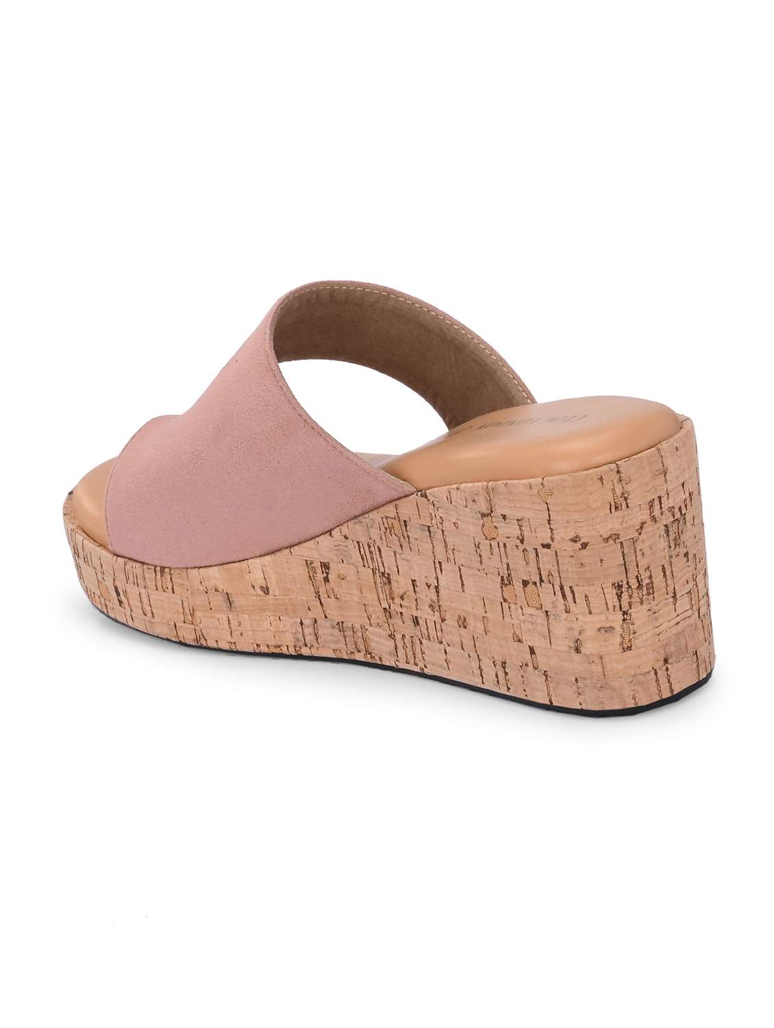 women peach one toe wedge - 21986915 -  Standard Image - 4