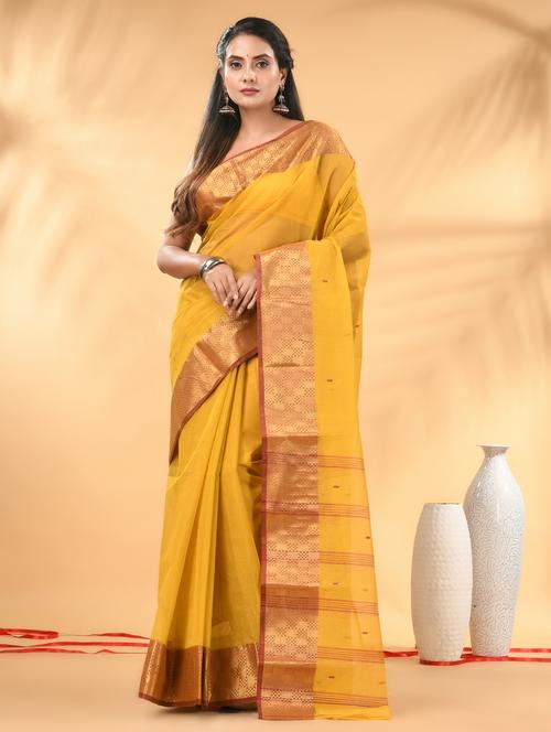 women self design tant saree - 21986933 -  Standard Image - 0