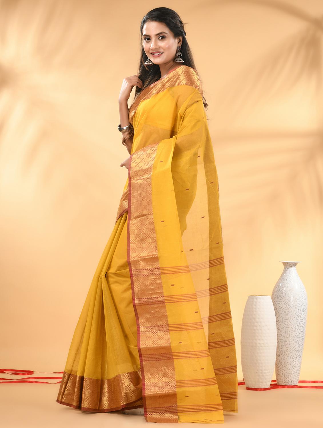 women self design tant saree - 21986933 -  Standard Image - 1