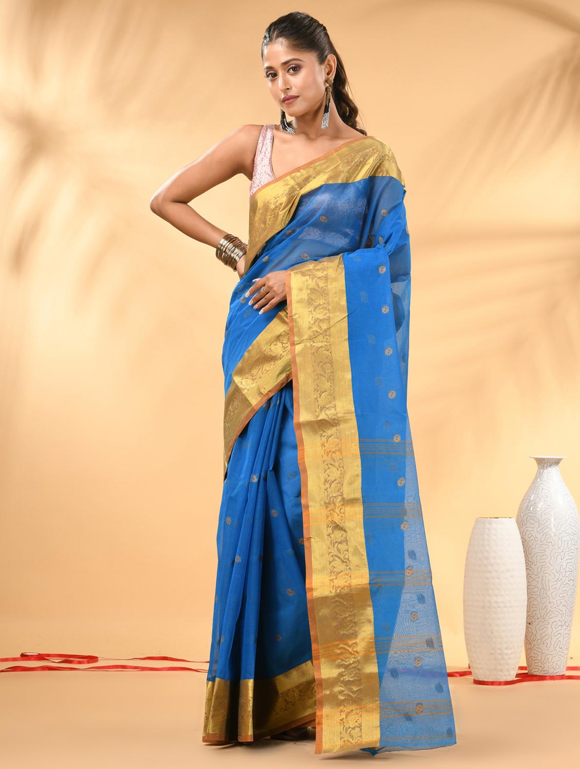 women self design tant saree - 21986940 - Zoom Image - 0