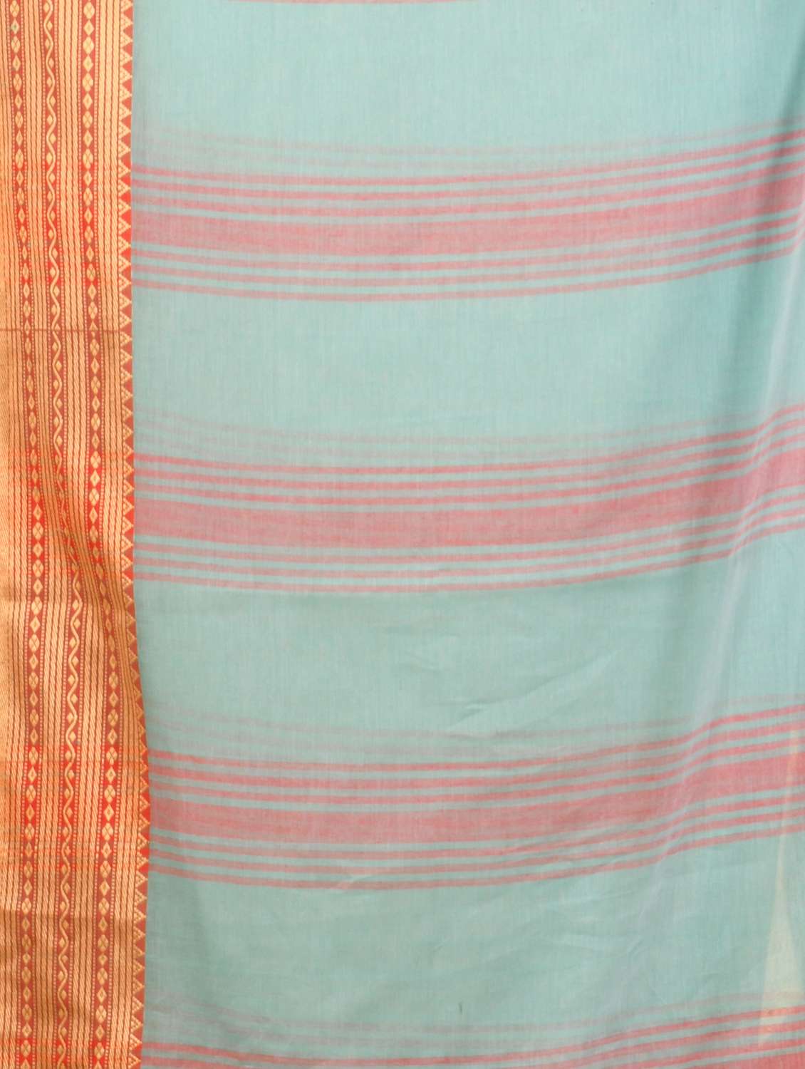 women solid with bordered handloom saree with blouse - 21986987 -  Standard Image - 4