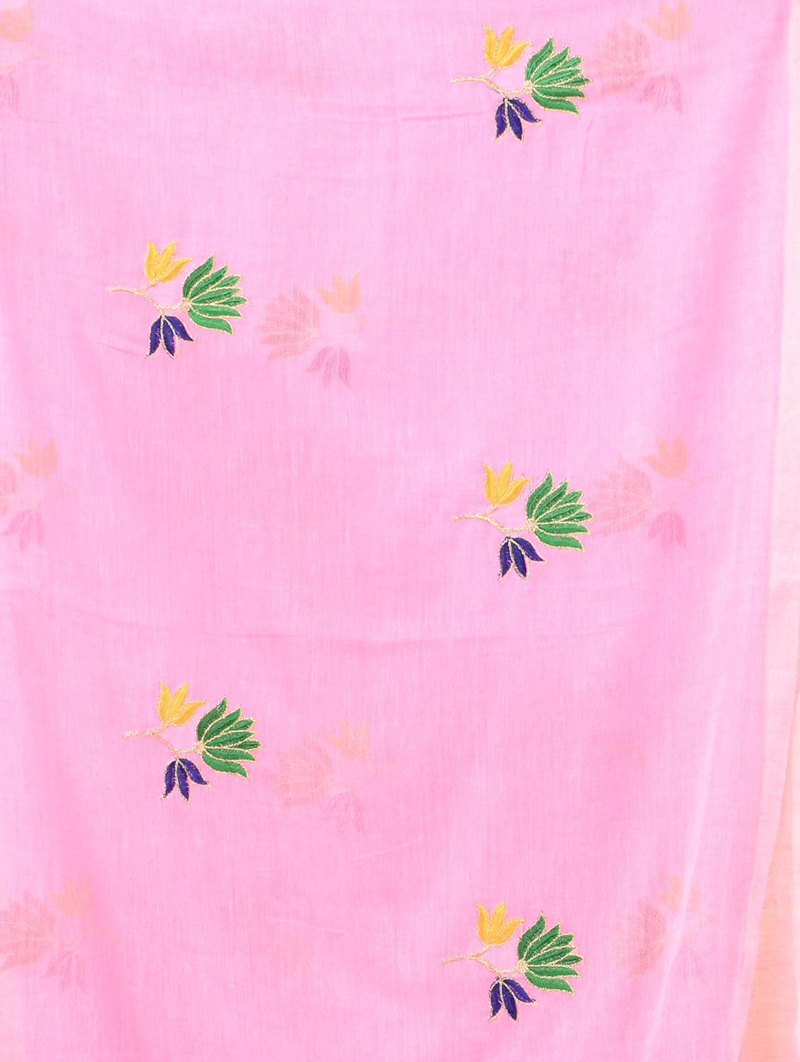 women floral embroidered handloom saree - 21987010 - Standard Image - 4