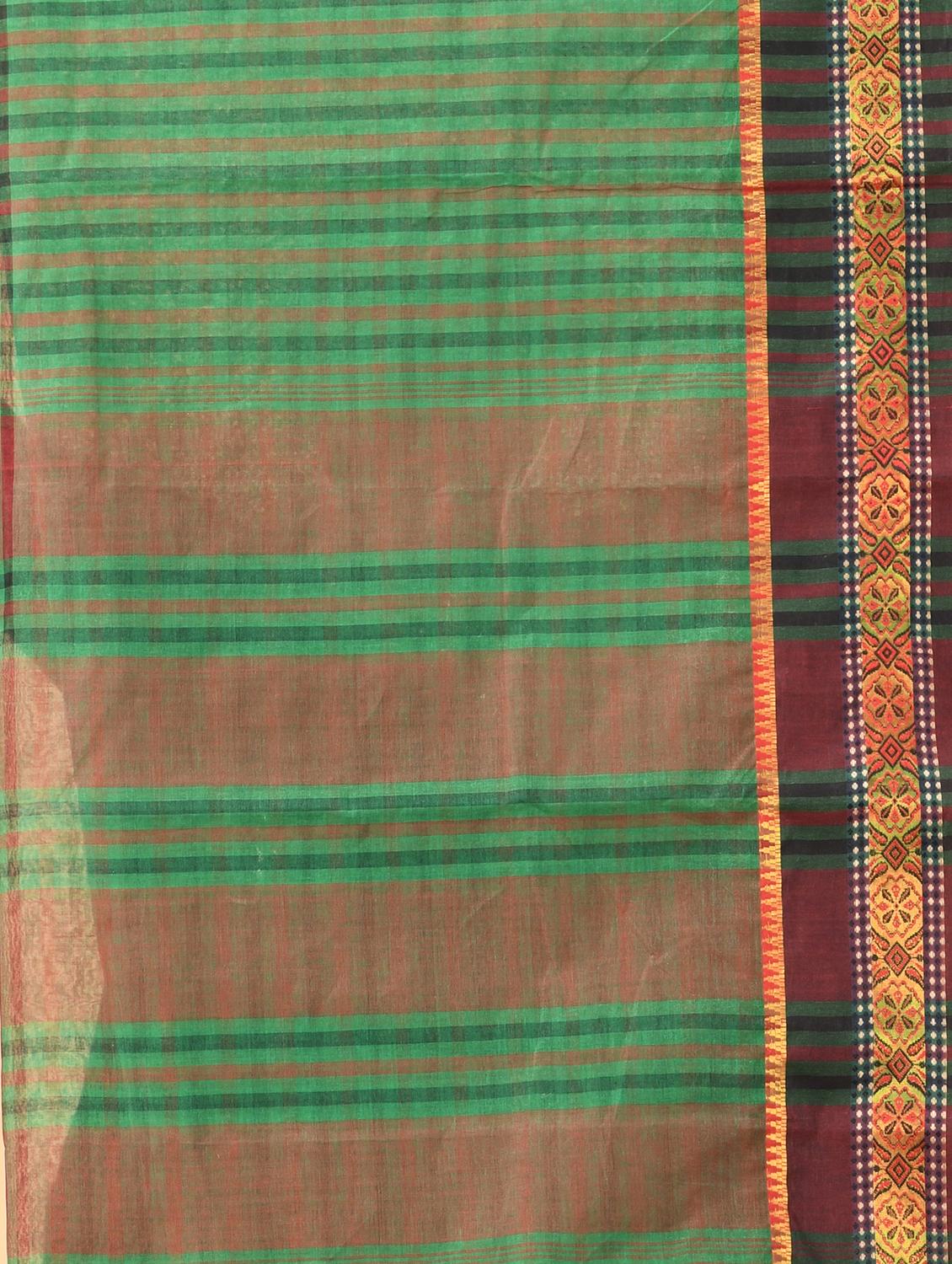 women checkered tant saree - 21987028 - Standard Image - 4