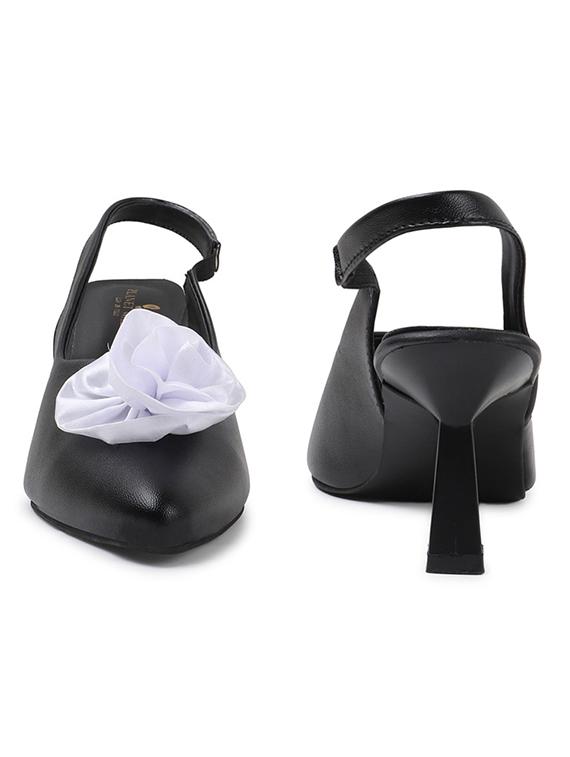 women black back strap sandal - 21987038 - Standard Image - 4