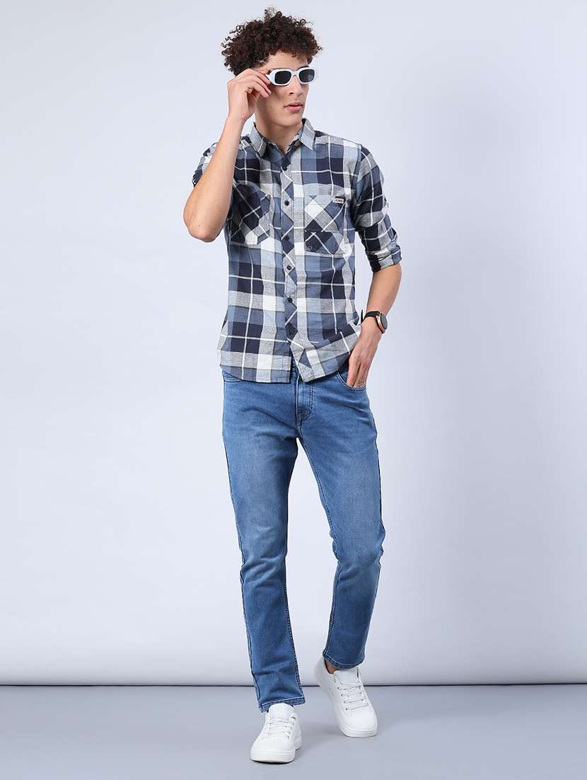 men washed mid rise full length jeans - 21987104 -  Standard Image - 4