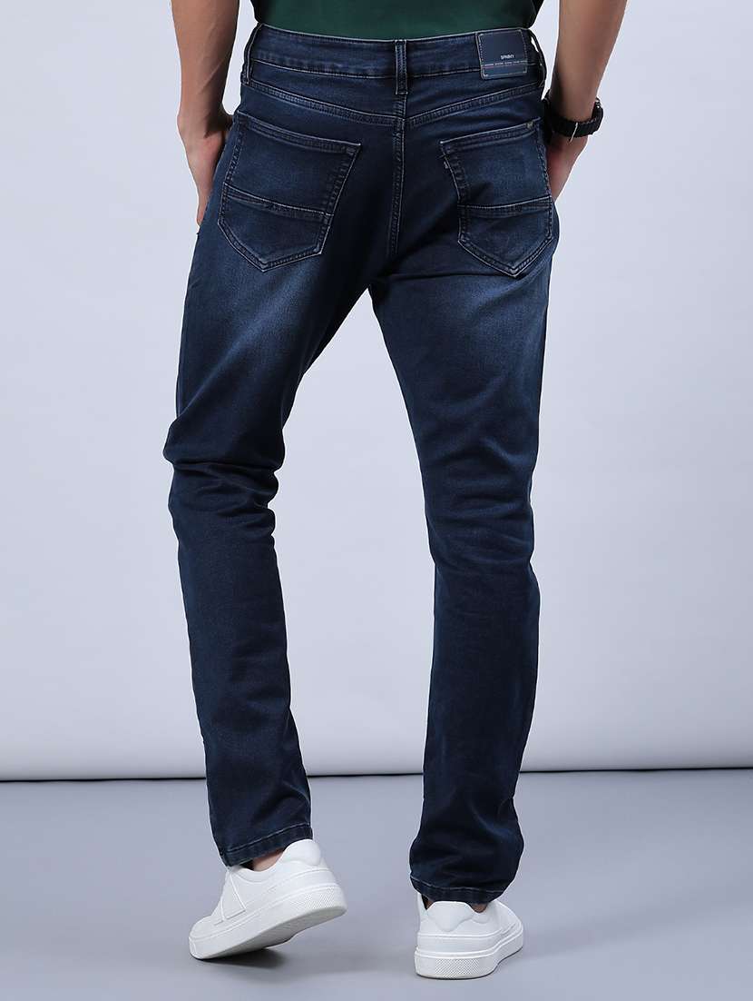 men washed mid rise full length jeans - 21987107 -  Standard Image - 4