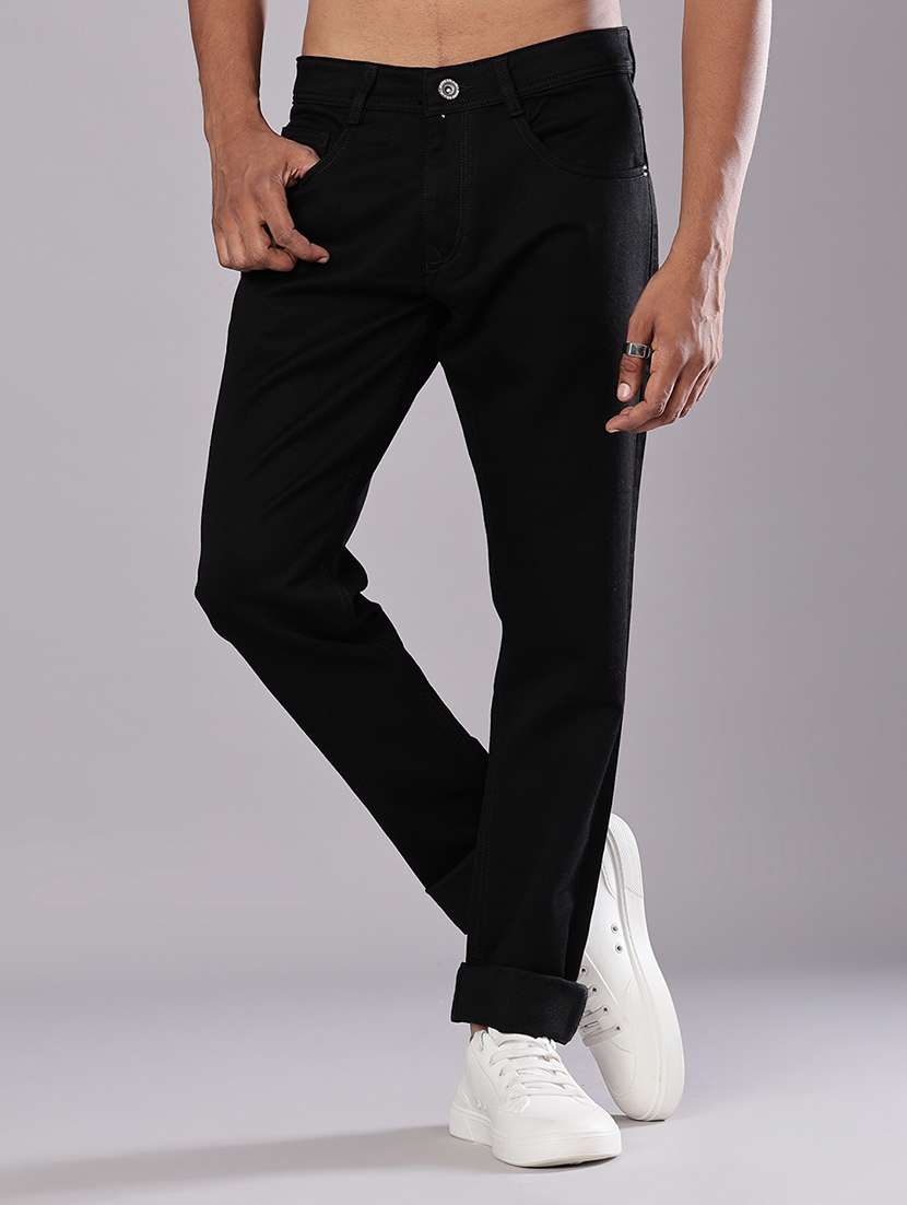 men solid mid rise slim fit jean - 21987109 -  Standard Image - 1