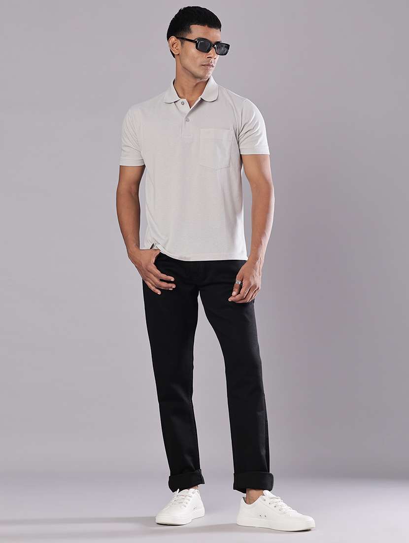 men solid mid rise slim fit jean - 21987109 -  Standard Image - 4