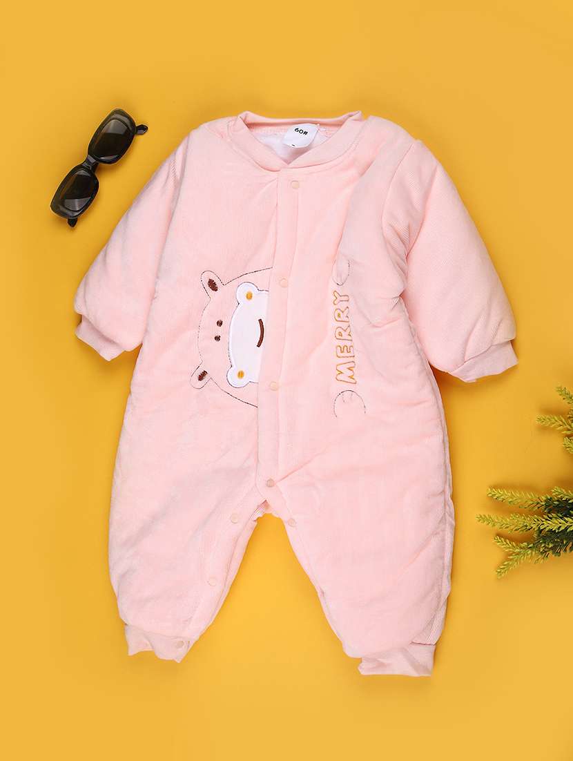 kids self designed long sleeve romper