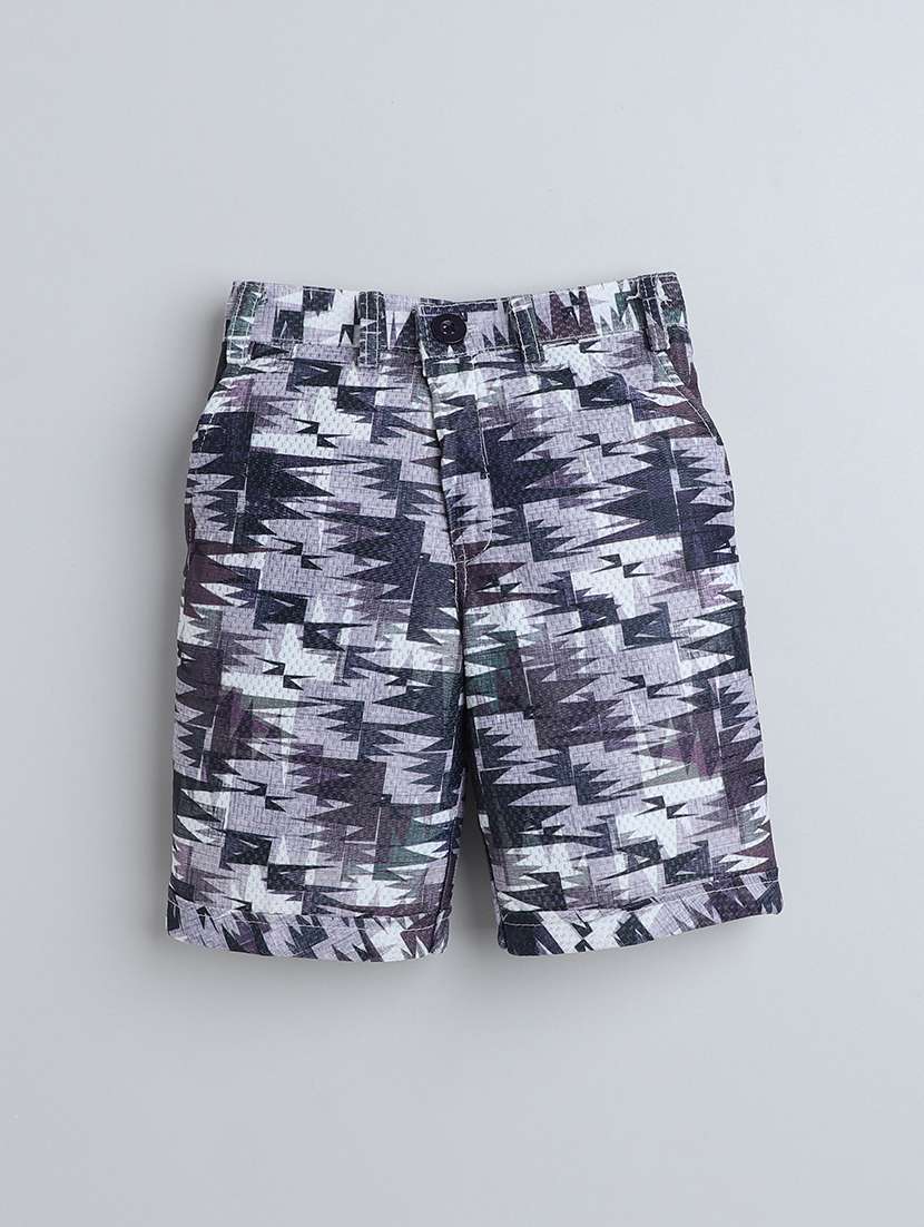 mauve cotton blend shorts set coords - 21987315 - Standard Image - 4