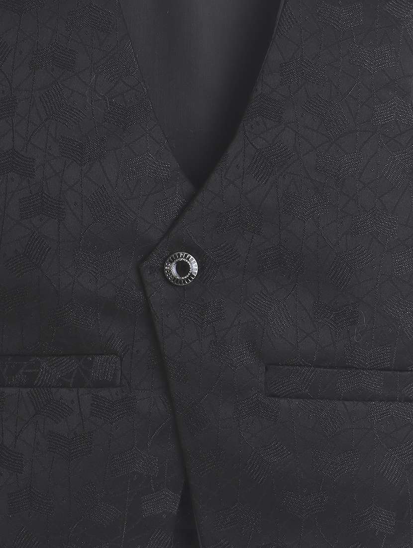 boys solid waistcoat and trouser set - 21987319 -  Standard Image - 4