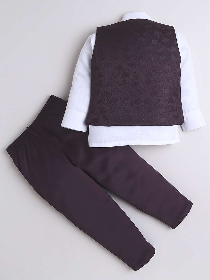 boys self designed waistcoat and trouser set - 21987321 -  Standard Image - 1