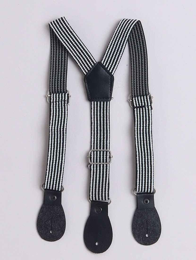 boys printed shirt and shorts set with suspender - 21987322 -  Standard Image - 4