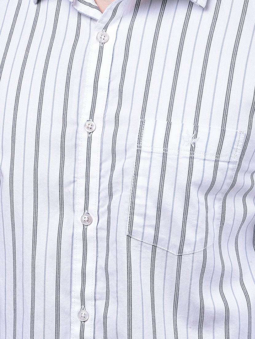 Men Striped Long Sleeve Slim Fit Casual Shirt - 21987437 -  Standard Image - 6