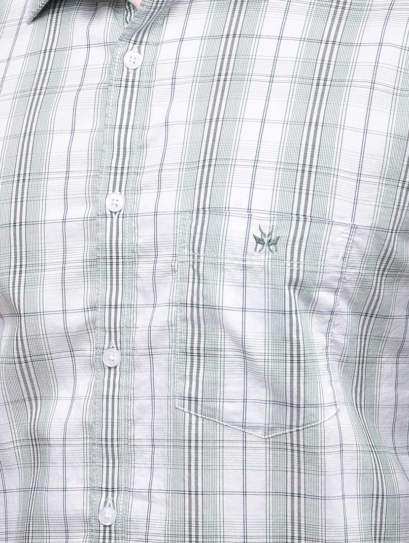 men checkered long sleeve slim fit casual shirt - 21987471 -  Standard Image - 6