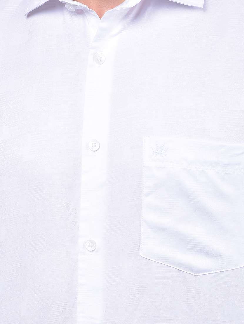 men self design long sleeve slim fit casual shirt - 21987527 - Standard Image - 6