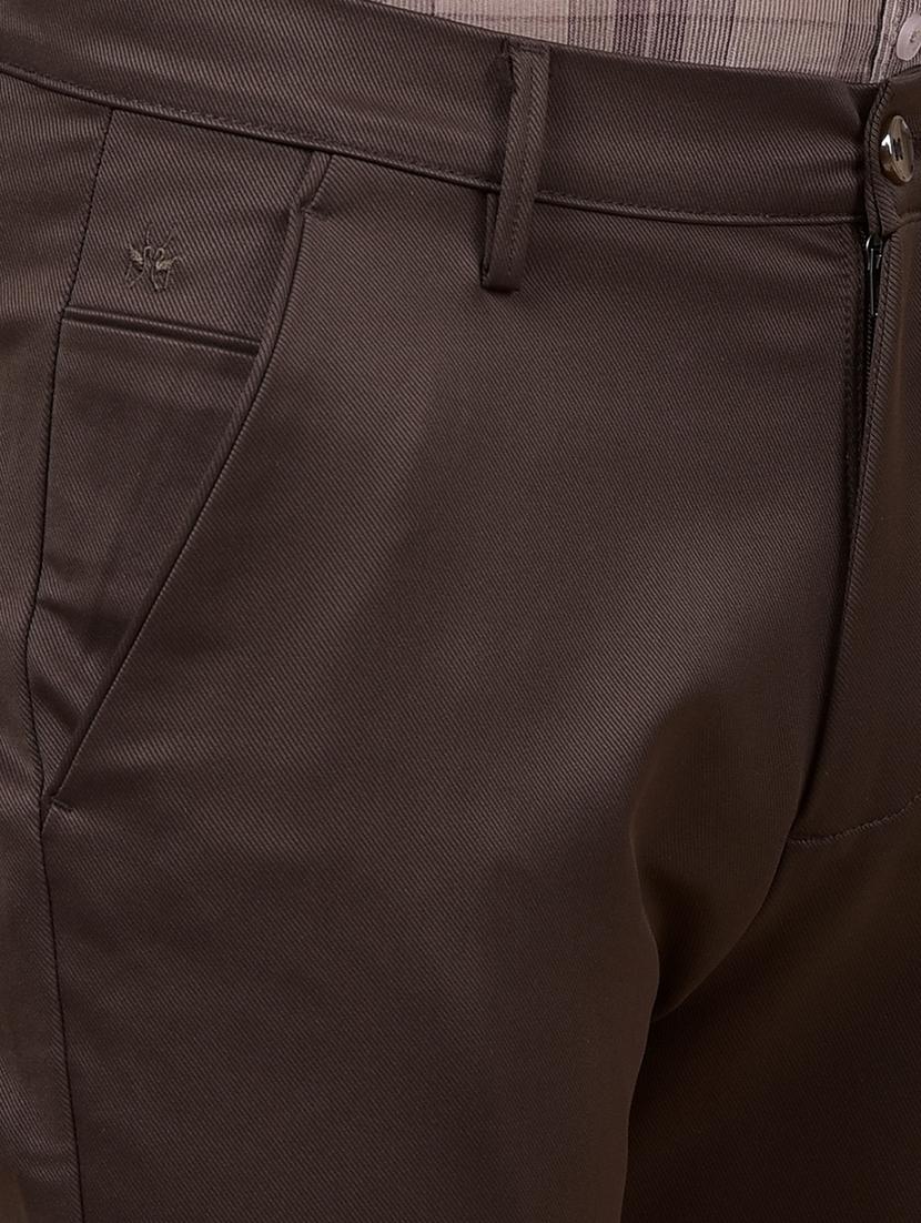 men solid mid rise flat front casual chinos - 21987539 - Standard Image - 6