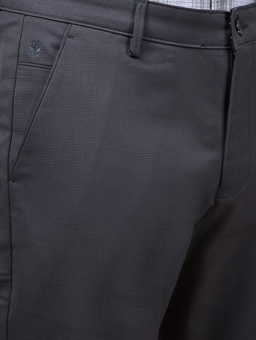 men solid mid rise flat front casual chinos - 21987542 - Standard Image - 6