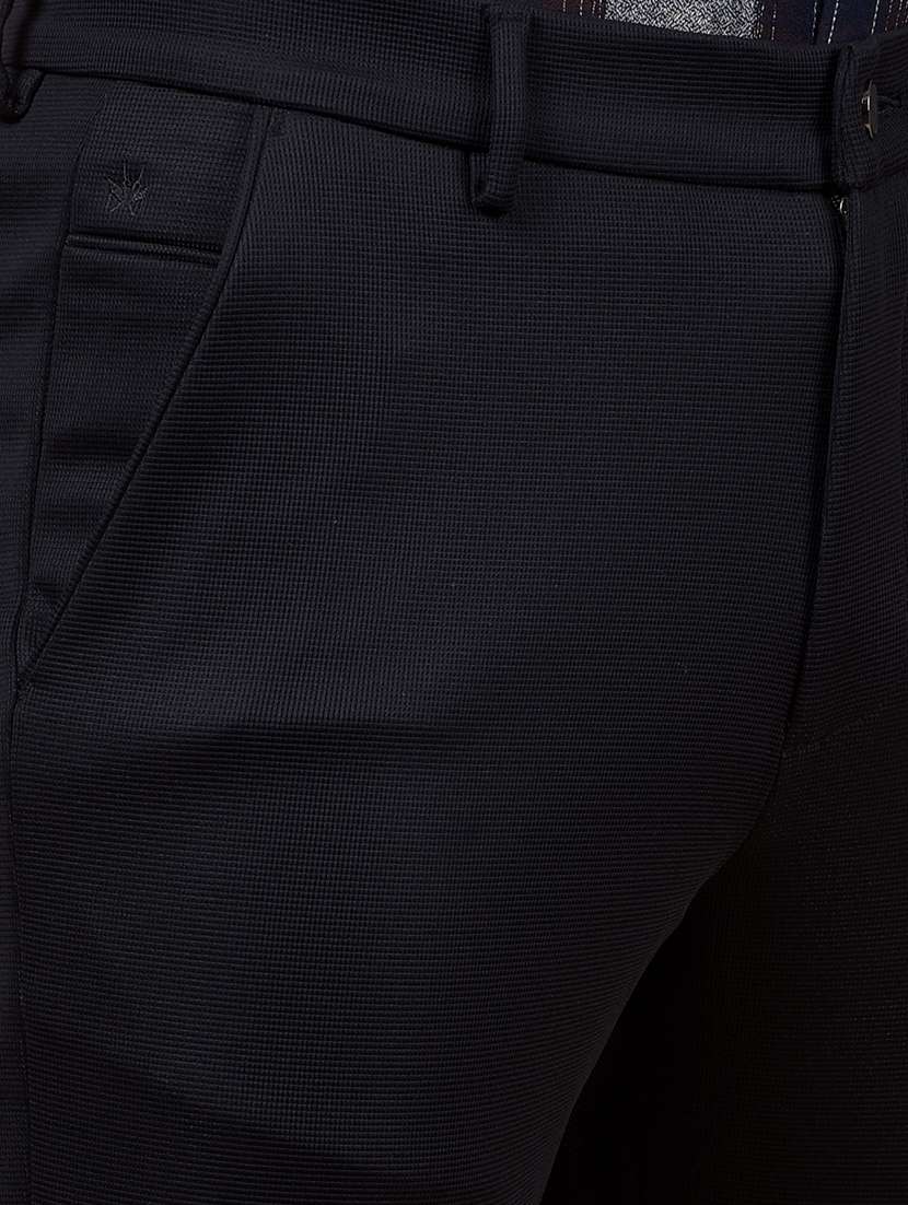 men solid mid rise flat front casual chinos  - 21987545 -  Standard Image - 6