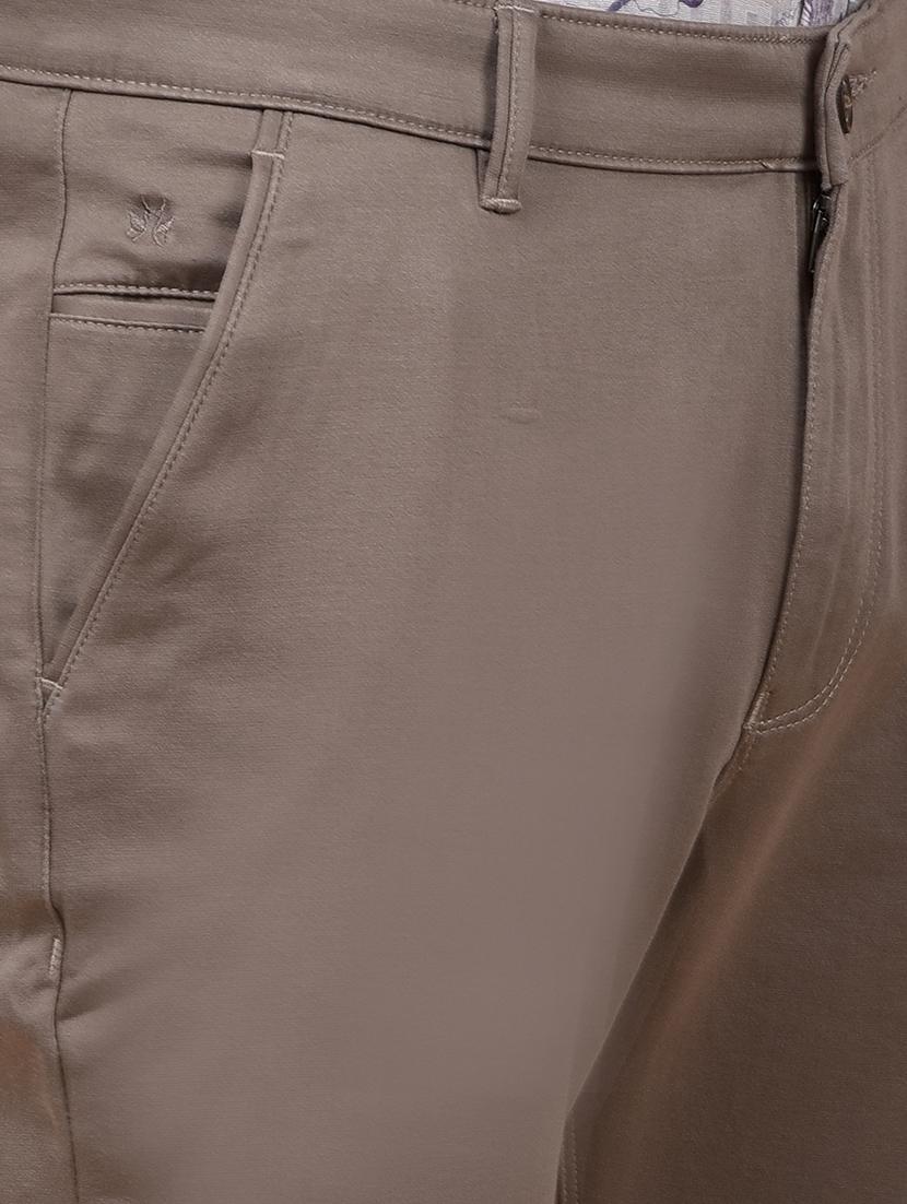 men solid mid rise flat front casual chinos - 21987549 - Standard Image - 6