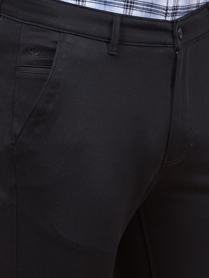 men solid mid rise flat front casual chinos - 21987551 - Standard Image - 6