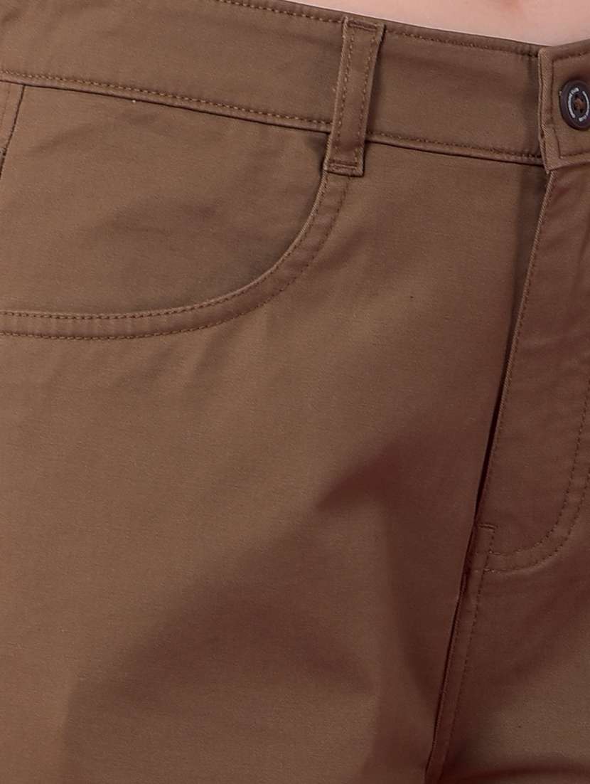 women solid mid rise relaxed fit cargo - 21987565 -  Standard Image - 6