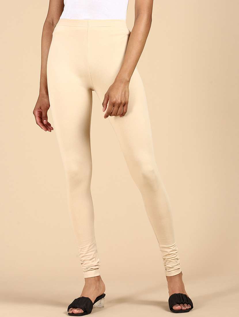 women solid mid rise full legth legging - 21987590 -  Standard Image - 1