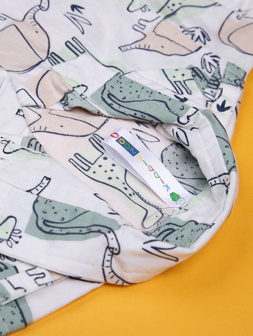 kids printed shirt & shorts co-ord set - 21987647 -  Standard Image - 4