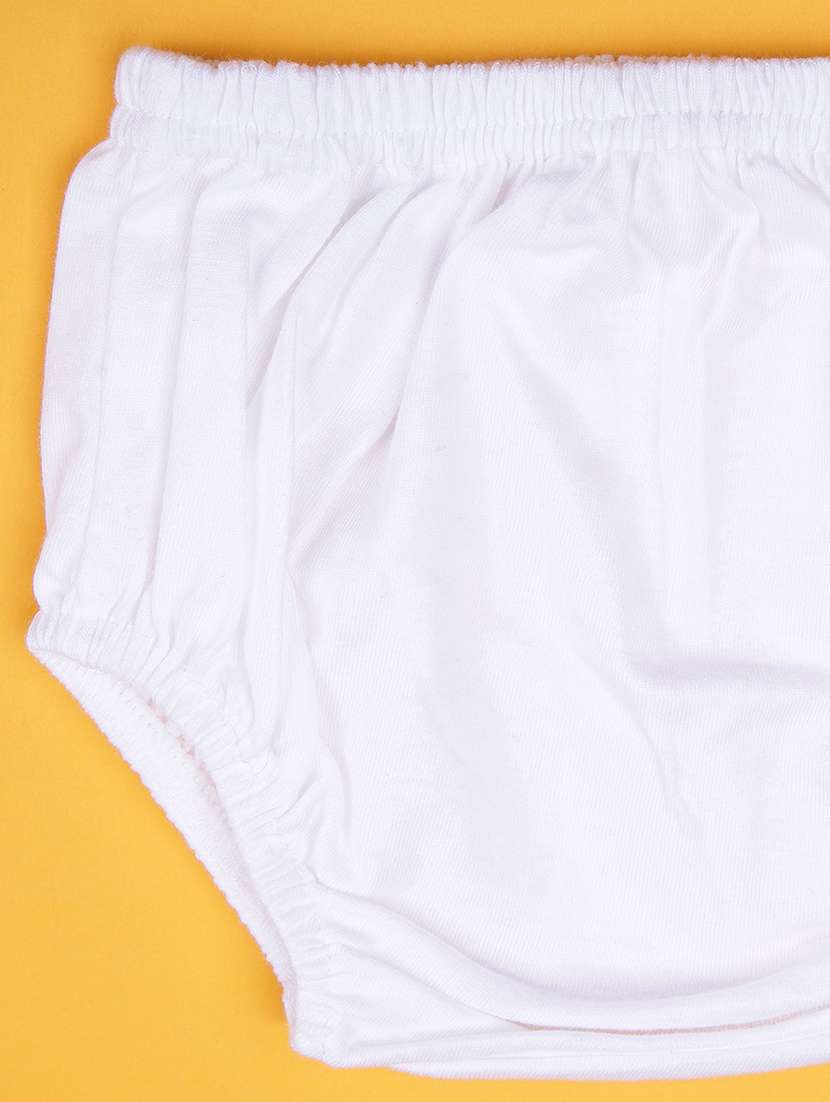 girls printed round neck frock with bloomer - 21987653 -  Standard Image - 4