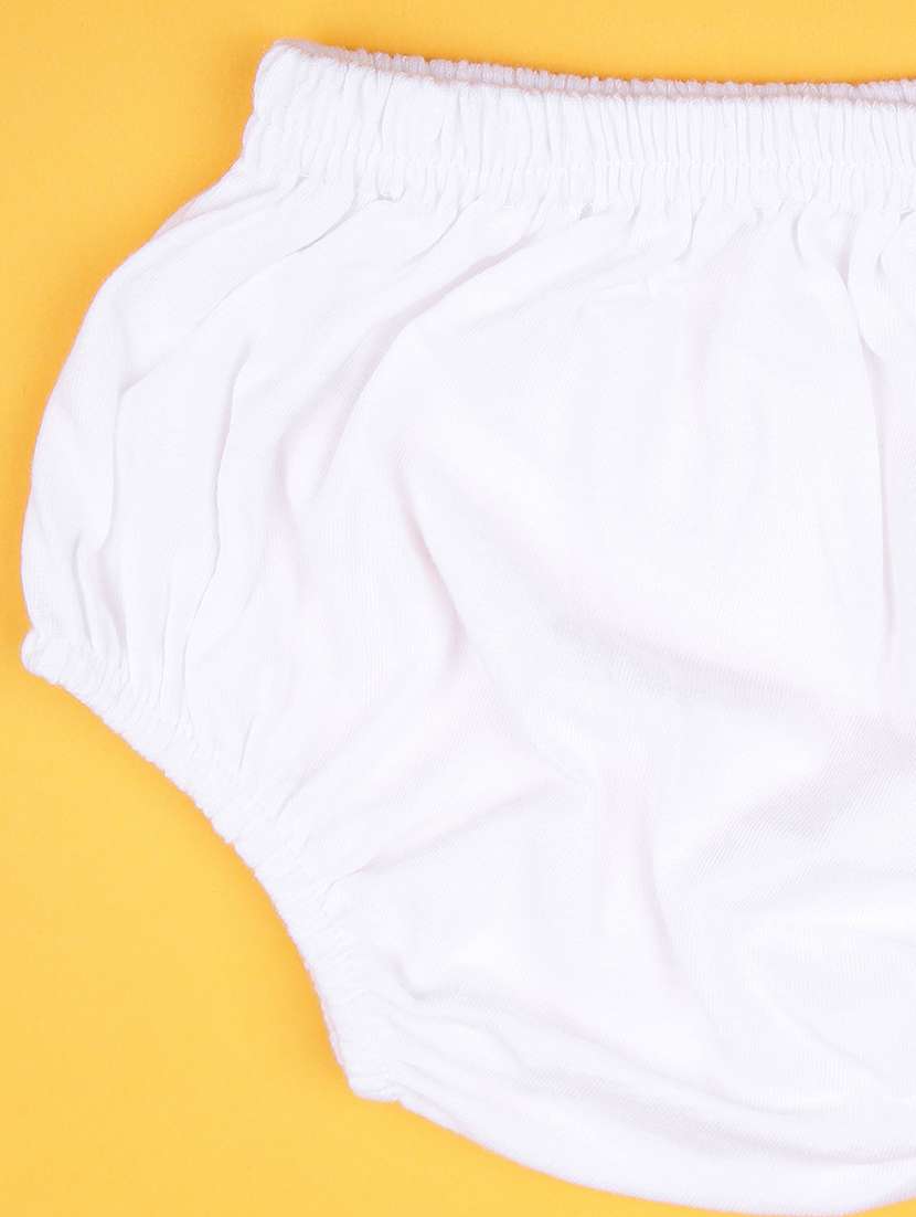 girls printed round neck frock with bloomer - 21987654 -  Standard Image - 4