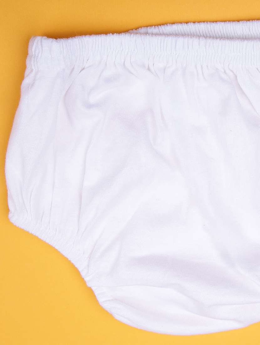 girls printed round neck frock with bloomer - 21987655 -  Standard Image - 4