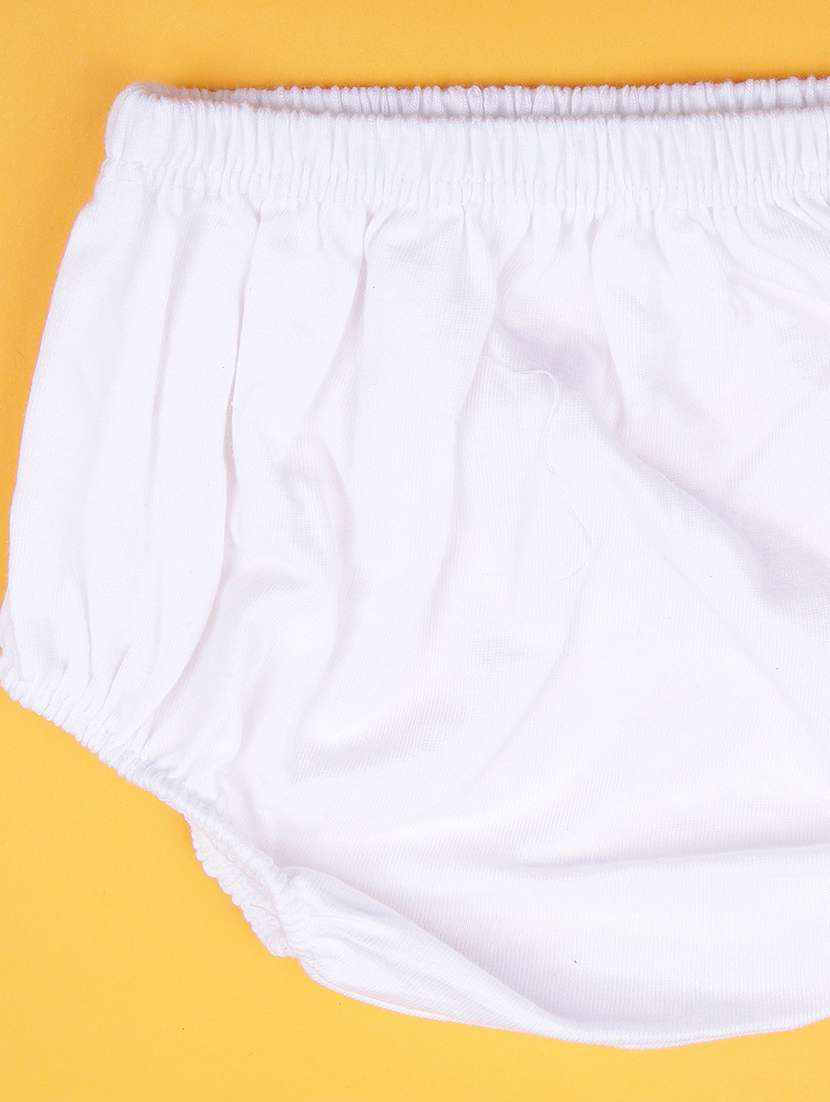 girls printed round neck frock with bloomer - 21987656 -  Standard Image - 4