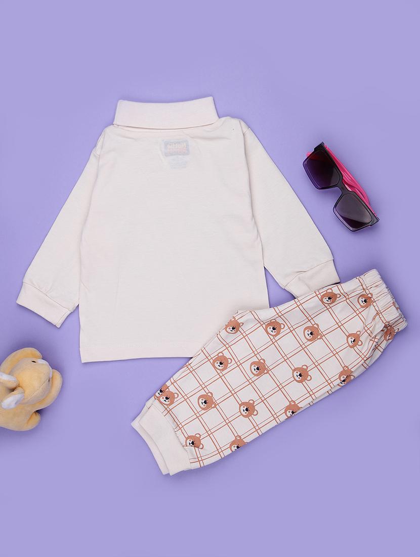 kids printed t-shirt and pajama co-ord set - 21987671 - Standard Image - 1