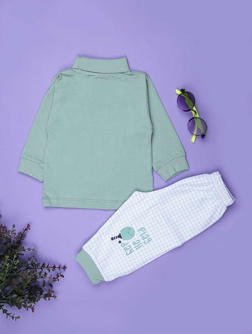 kids printed t-shirt and pajama co-ord set - 21987673 -  Standard Image - 1