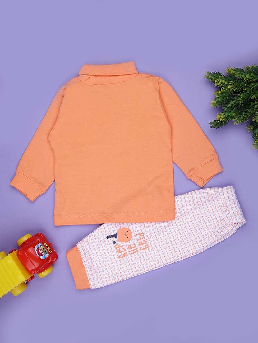 kids printed t-shirt and pajama co-ord set - 21987674 - Standard Image - 1