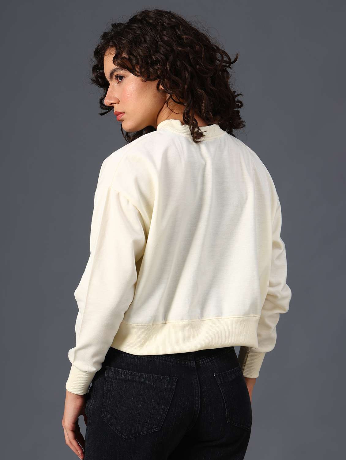 women printed long sleeve sweatshirt - 21987749 -  Standard Image - 4