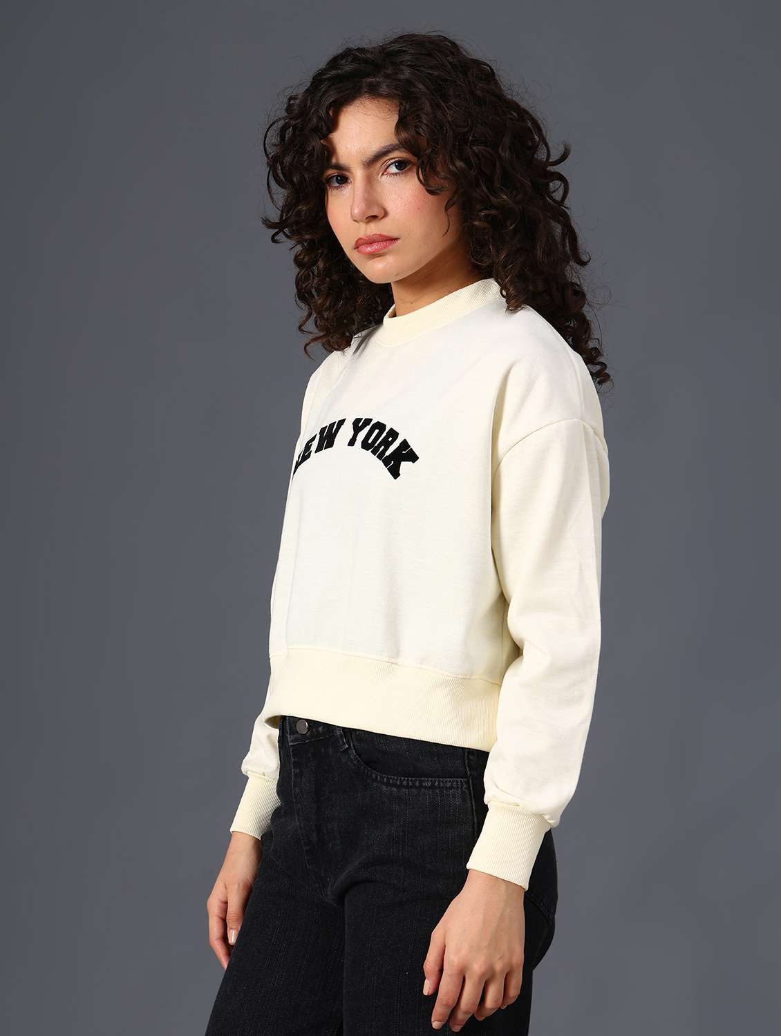 women printed long sleeve sweatshirt - 21987749 -  Standard Image - 6