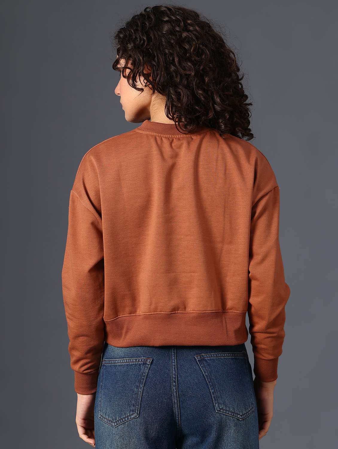 women printed long sleeve sweatshirt - 21987796 -  Standard Image - 4