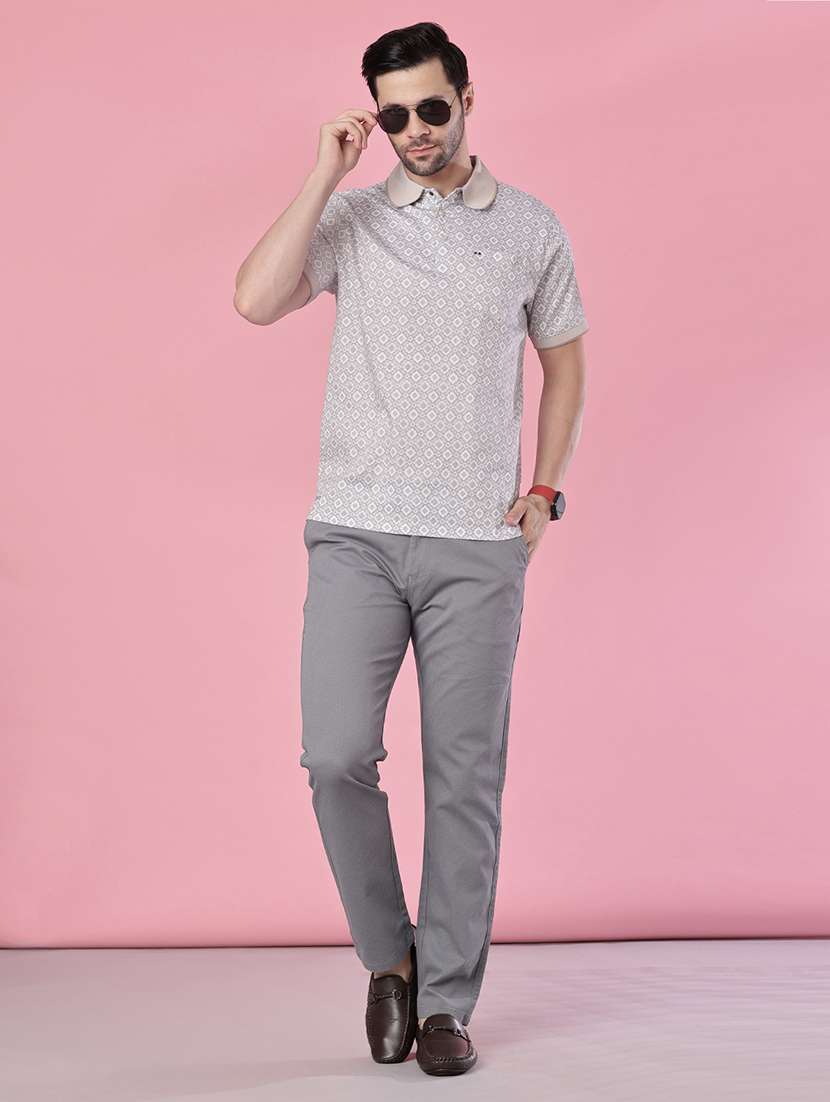 men printed short sleeve regular fit polo t-shirt - 21987805 -  Standard Image - 4