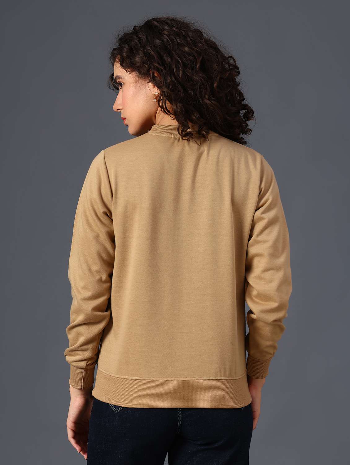 women printed long sleeve sweatshirt - 21987817 -  Standard Image - 4