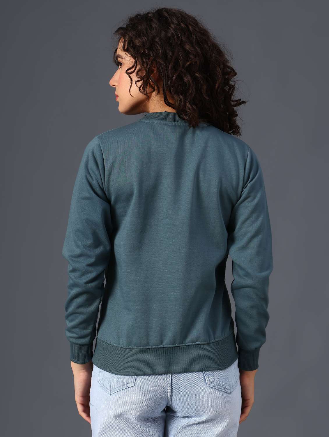 women printed long sleeve sweatshirt - 21987820 -  Standard Image - 4