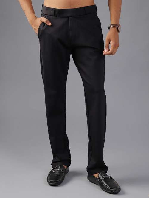 men solid mid rise casual chinos - 21987884 -  Standard Image - 0