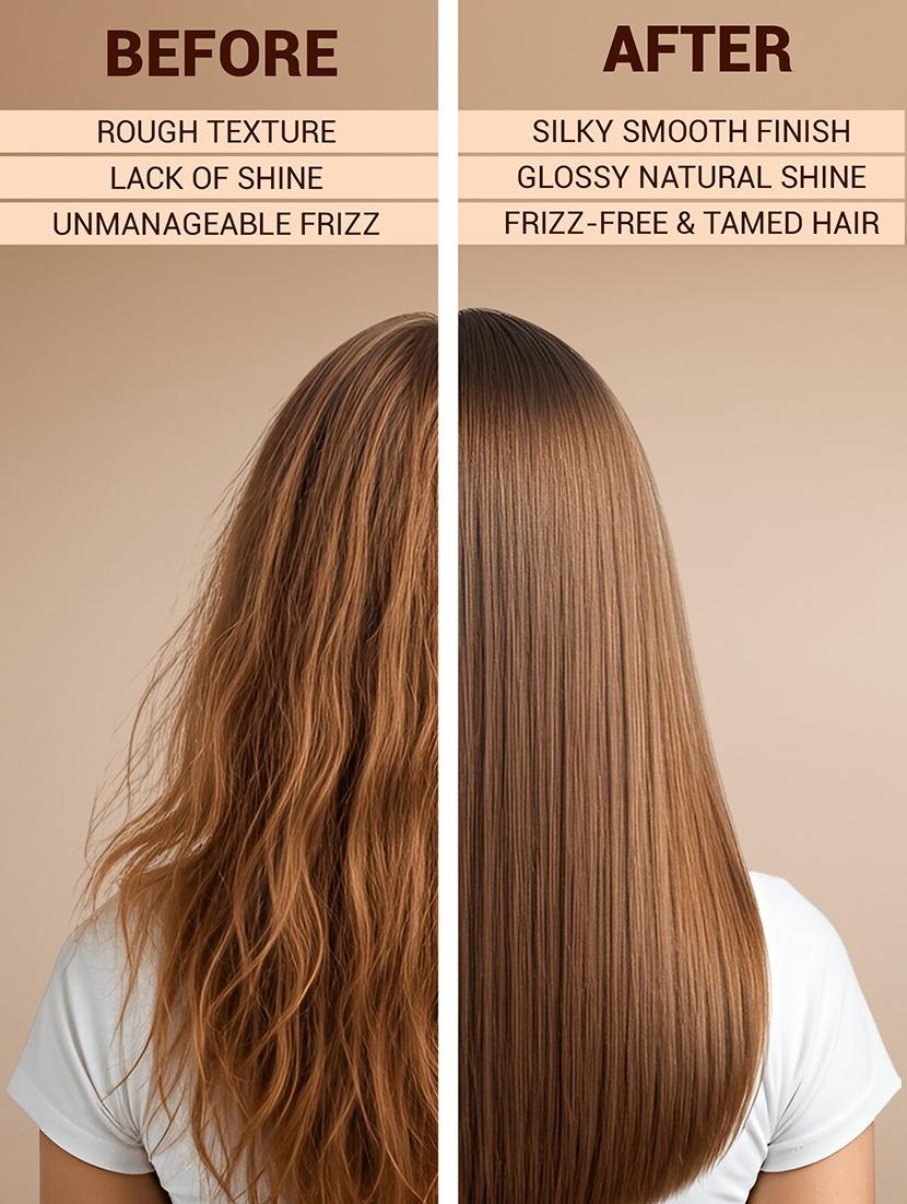 argan oil hair serum with vitamin e for frizz control - 50ml - 21987959 - Standard Image - 4