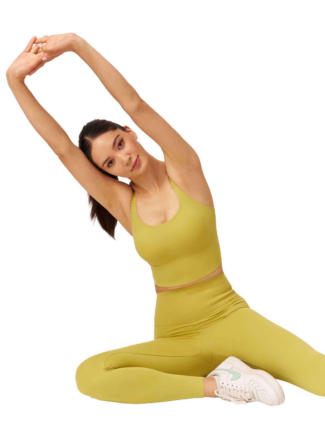 women solid active wear set - 21988222 -  Standard Image - 1