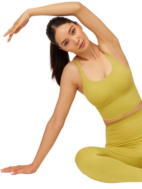 women green solid sports bra - 21988254 - Standard Image - 1