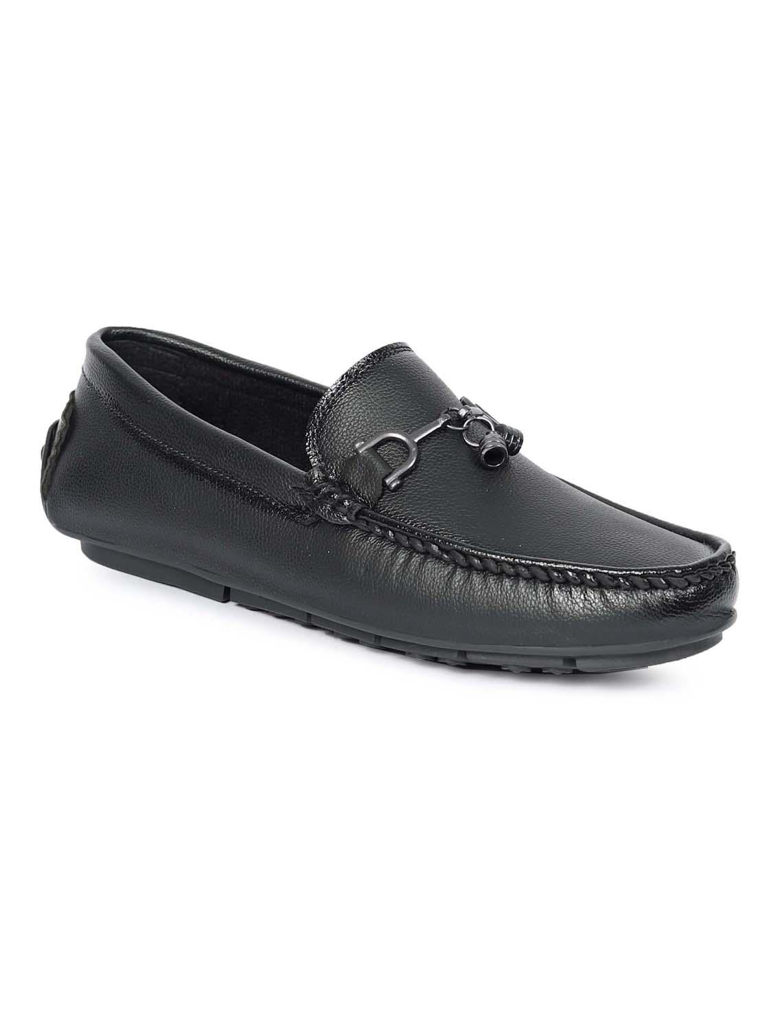 men black slip on horsebit loafer - 21988269 - Standard Image - 4